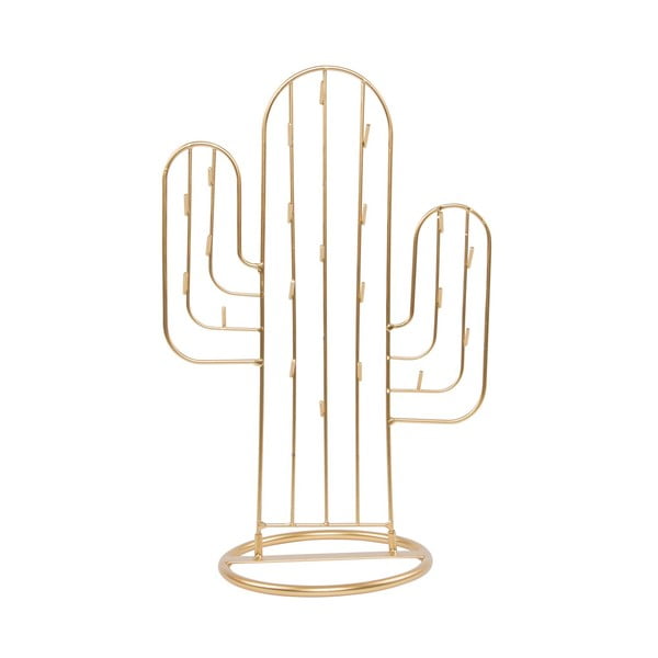 Stojalo za nakit v zlati barvi Sass & Belle Cactus