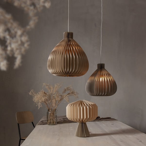 Svetlo rjavo senčilo ø 30 cm Honeycomb – Star Trading-image-4