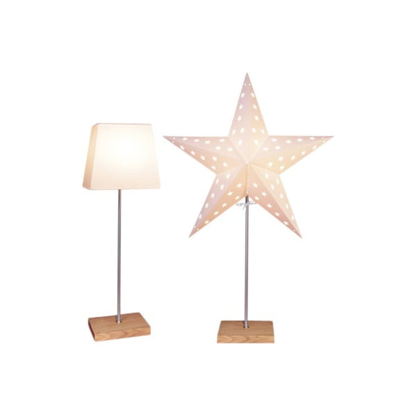 Bela božična svetlobna dekoracija 2 ks z božičnim motivom Combi-Pack – Star Trading