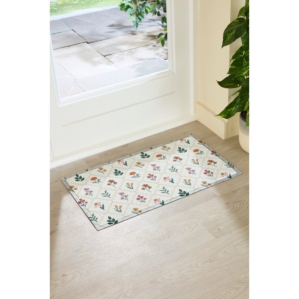 Predpražnik iz PVC-ja 40x70 cm Vintage Floral Stamp – Artsy Doormats-image-2