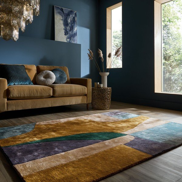 Ročno tkana viskozna preproga 140x200 cm Polaris – Flair Rugs-image-1