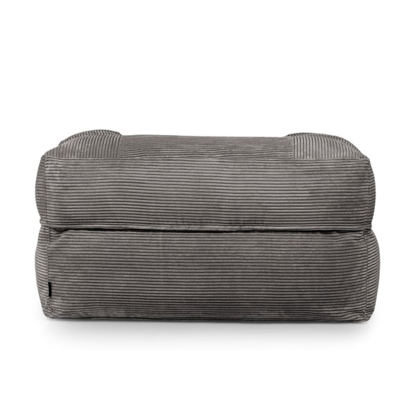 Črna vreča za sedenje iz rebrastega žameta MooG – SLOWDOWN-image-4