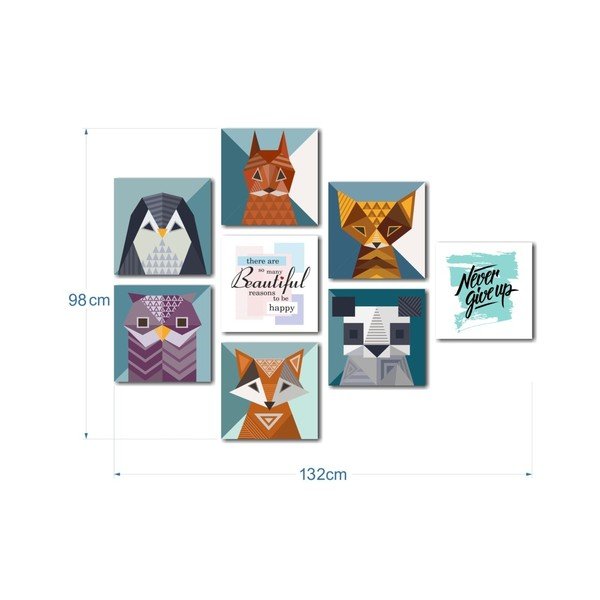 Komplet 8 slik Insigne Animals-image-2