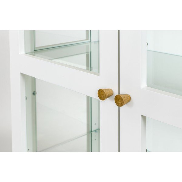 Bela knjižna omara/vitrina Woodman AbbeyWood-image-1