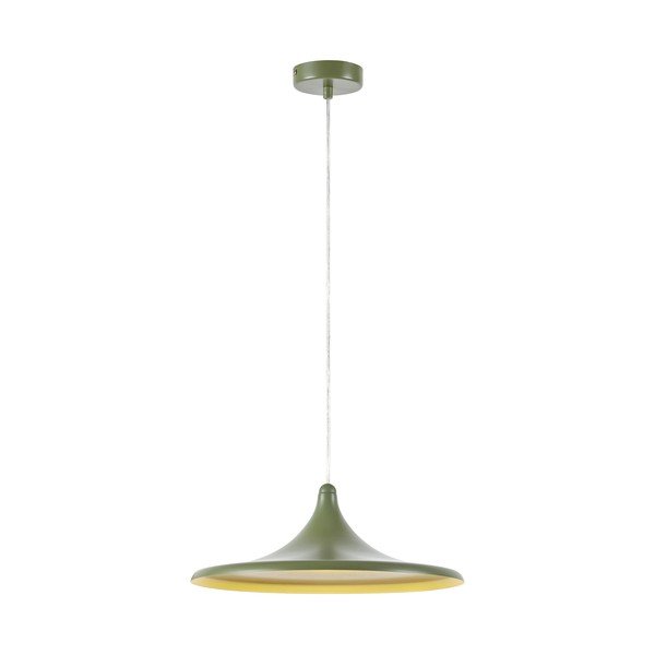 Zelena kovinska LED zatemnitvena viseča svetilka ø37x13 cm Beam – Markslöjd