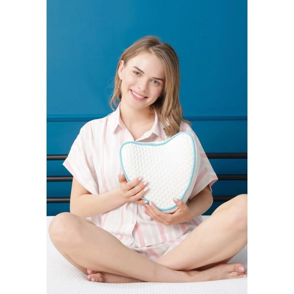 Ergonomska blazina s polnilom iz spominske pene 23x23 cm – Mila Home-image-3