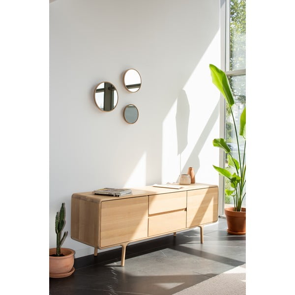 TV komoda iz masivnega hrasta Gazzda Fawn Natural-image-2