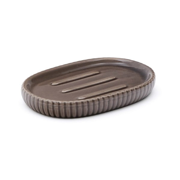 Temno rjav keramičen podstavek za milo Selime – Kave Home