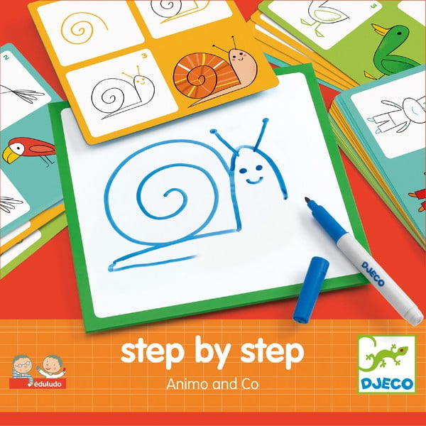 Ustvarjalni set Djeco Step By Step Animals-image-1
