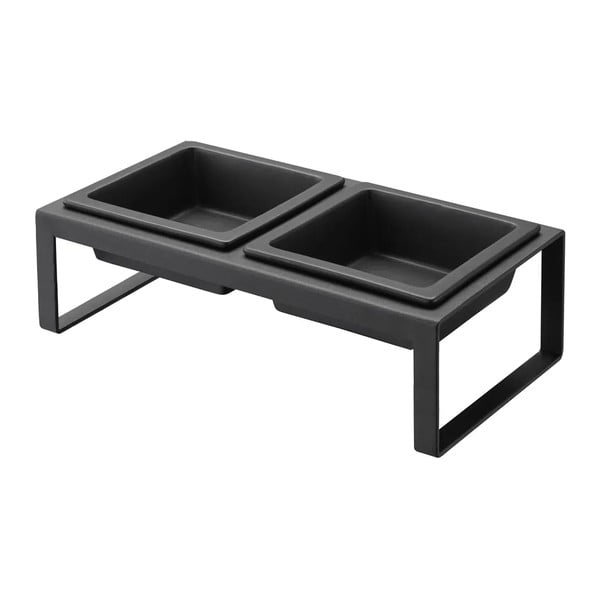 Komplet posode in škatle za brikete za hišne ljubljenčke Tower – YAMAZAKI-image-4