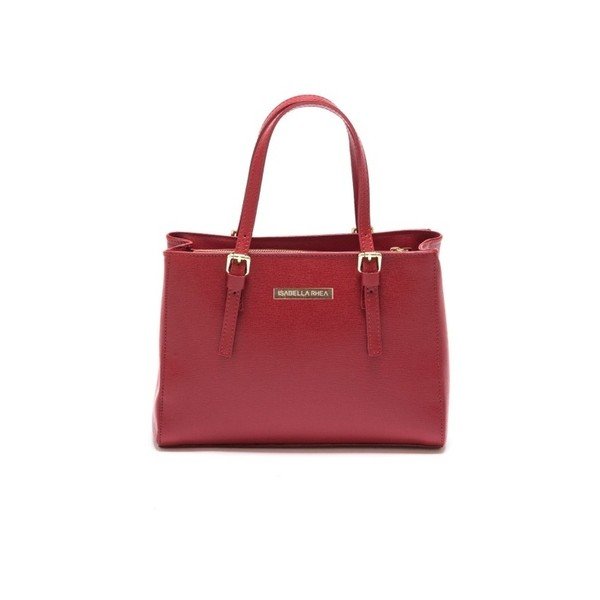 Roza usnjena torbica Isabella Rhea Classic Rosso-image-3