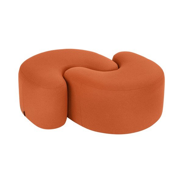 Tabure iz volne v barvi terakote Ü – noo.ma-image-3