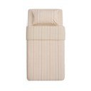 Bež enojna otroška posteljnina iz organskega bombaža z rjuho 150x220 cm Indani – Kave Home