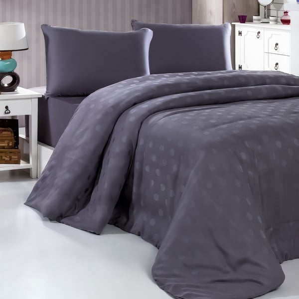 Satenasto posteljno perilo z rjuho Saten 206, 200x220 cm