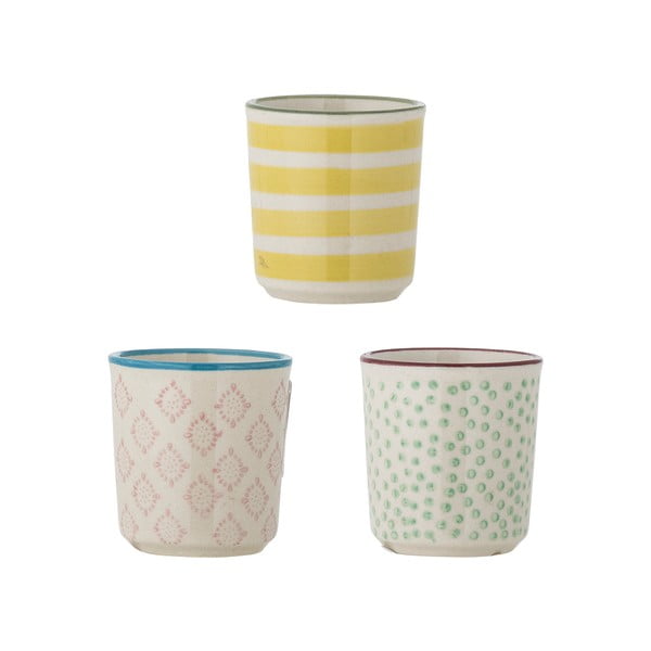 Komplet 3 lončenih posodic za jajca Bloomingville Patrizia-image-2