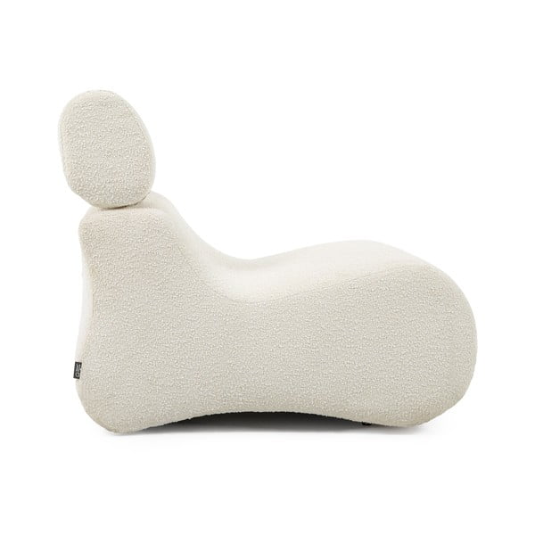 Kremno bel fotelj Cave Home Club-image-3