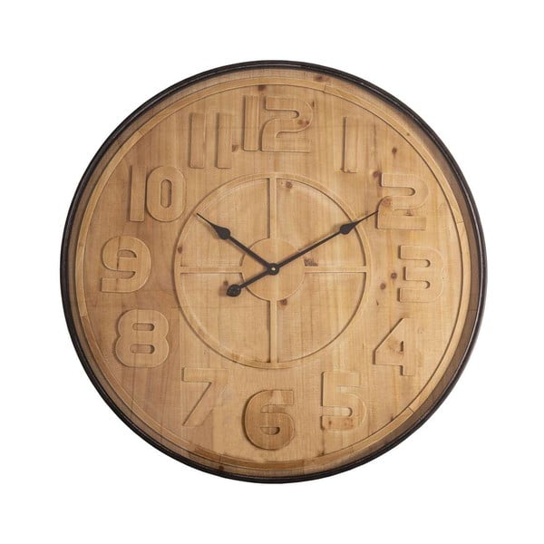 Stenska ura v lesenem dekorju Antic Line, ø 80 cm
