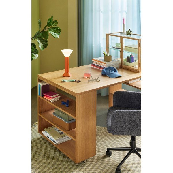 Pisalna miza v hrastovem dekorju 80x140 cm Utility – Hübsch-image-1