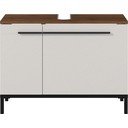 Sivobež omarica za pod umivalnik v orehovem dekorju 80x59 cm Yonkers - Germania