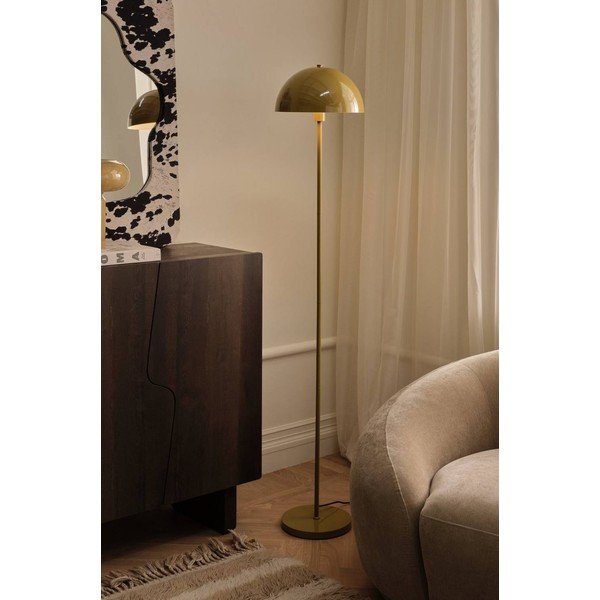 Kaki zelena kovinska stoječa svetilka (višina 160 cm) Morris – Ellos Home-image-1