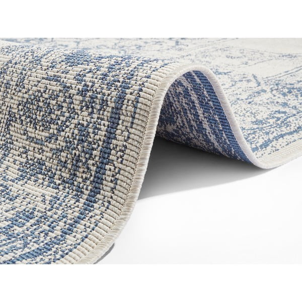 Modro-krem zunanja preproga NORTHRUGS Borbon, 160 x 230 cm-image-4