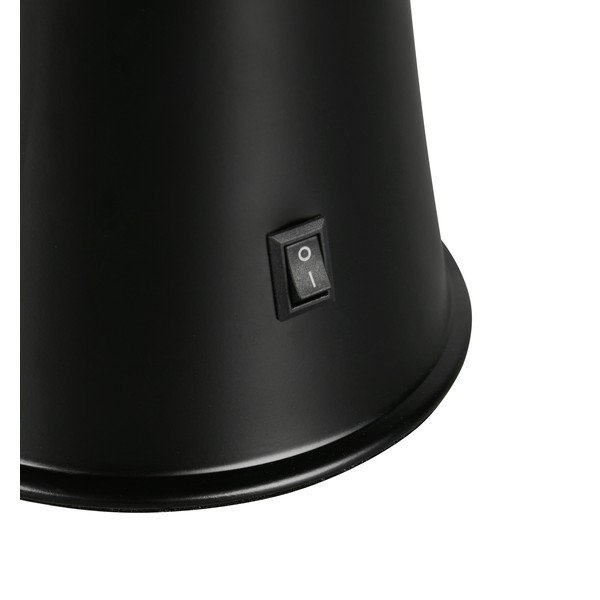 Črna LED lava svetilka (višina 39,5 cm) Etna – Reality-image-4