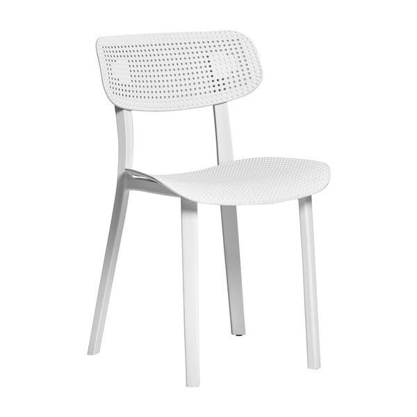 Komplet 4 belih jedilnih stolov Marckeric Eleni-image-1