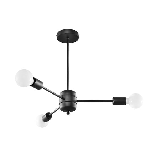 Črna viseča svetilka 61x61 cm Benedett - Nice Lamps