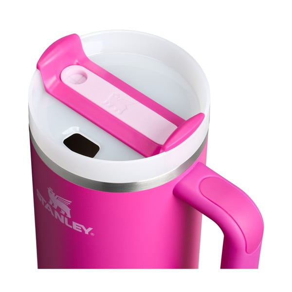 Rožnata termovka s slamico iz nerjavečega jekla 1,18 l Quencher H2.0 FlowState Tumbler Violet Blossom – Stanley-image-1
