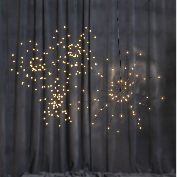 Viseča svetlobna LED dekoracija Star Trading Hanging Firework Dark Warm, 60 luči