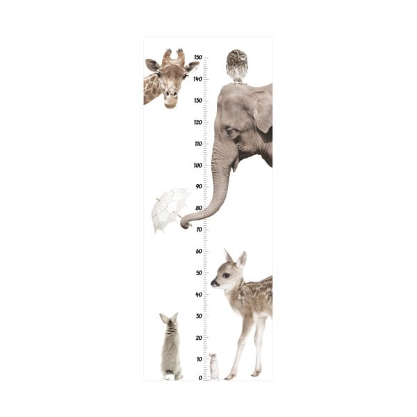 Stenska nalepka Dekornik I Love Animals, 60 x 160 cm
