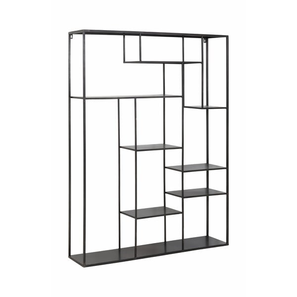 Črna pogradna kovinska polica Talara - Light & Living-image-2