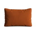 Žametna okrasna blazina za sedežno garnituro v barvi terakote Kemi – Cosmopolitan Design