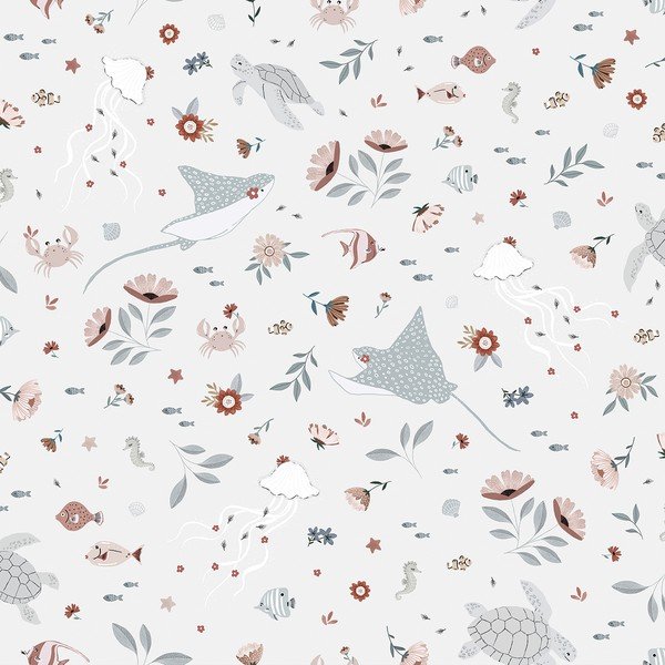 Otroška tapeta 10 m x 50 cm Dreamy Sealife – Lilipinso