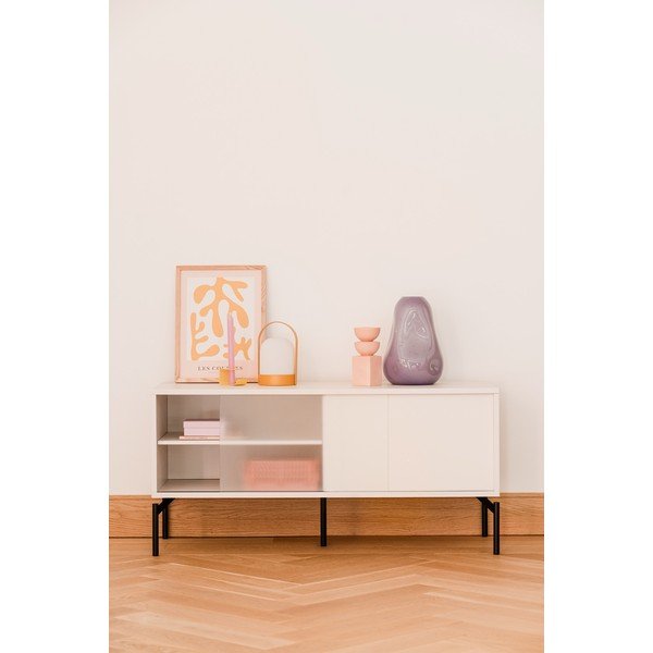 Sivo-bež TV omarica 116x55x42 cm Met Mini – noo.ma-image-1