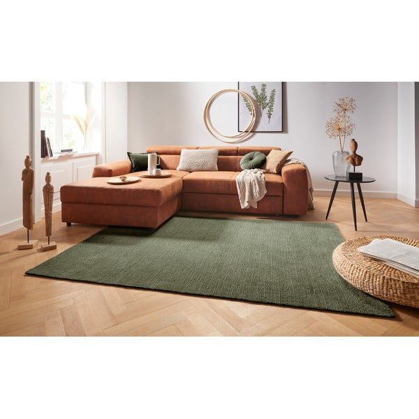 Temno zelena preproga Mint Rugs Supersoft, 120 x 170 cm-image-1