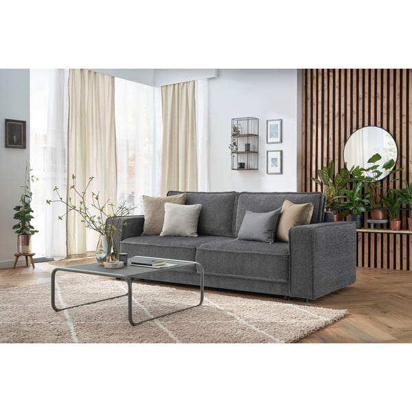 Temno siva raztegljiva sedežna garnitura Emile - Bobochic Paris-image-3