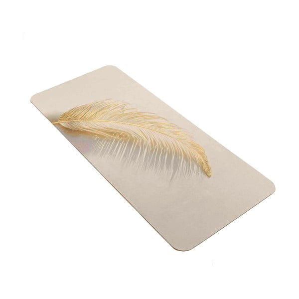 Svetlo rjava kopalniška preproga 50x120 cm Angelica – douceur d'intérieur-image-4