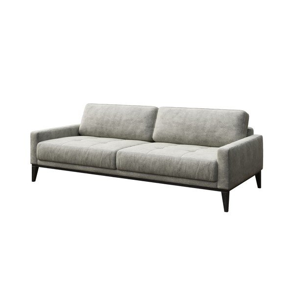 Siva zofa iz umetnega usnja MESONICA Musso Tufted, 210 cm-image-2