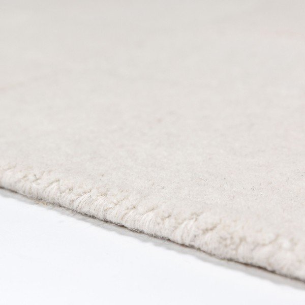 Slonokoščena ročno tkana volnena preproga 200x290 cm Checkerboard – Flair Rugs-image-4