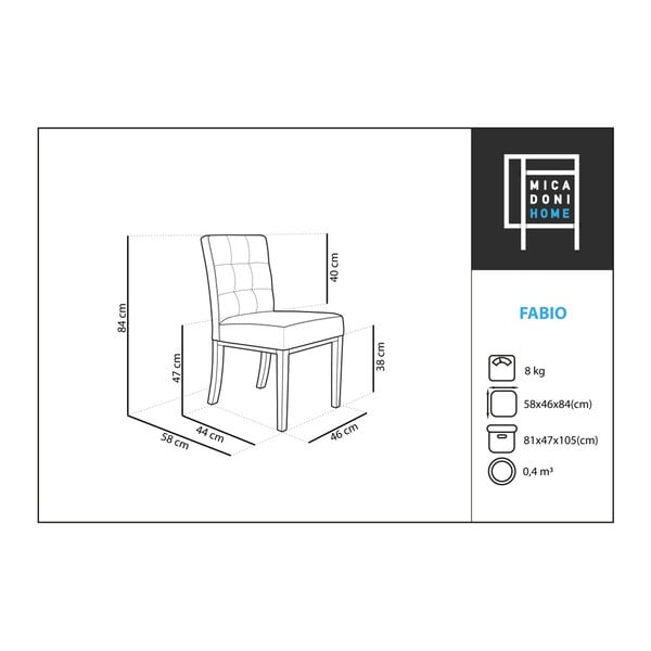 Roza stol Micadoni Home Fabio-image-1