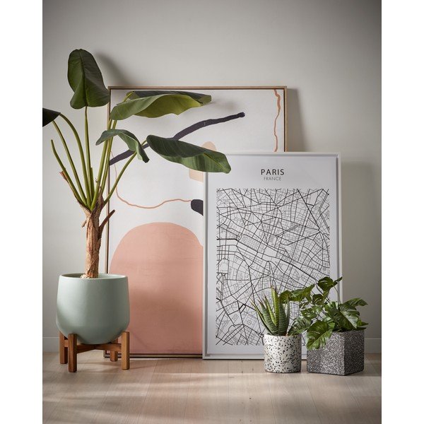 Komplet 2 sivih cvetličnih loncev Kave Home-image-2