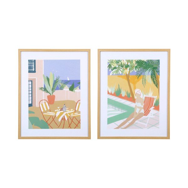 Komplet plakatov v okvirju 2 kos 42x52 cm Gallery - Sema
