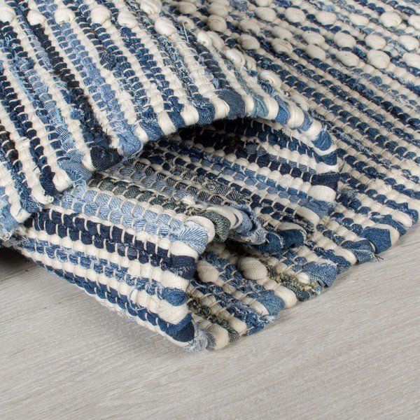 Modra bombažna preproga Flair Rugs Lissie, 120 x 170 cm-image-1