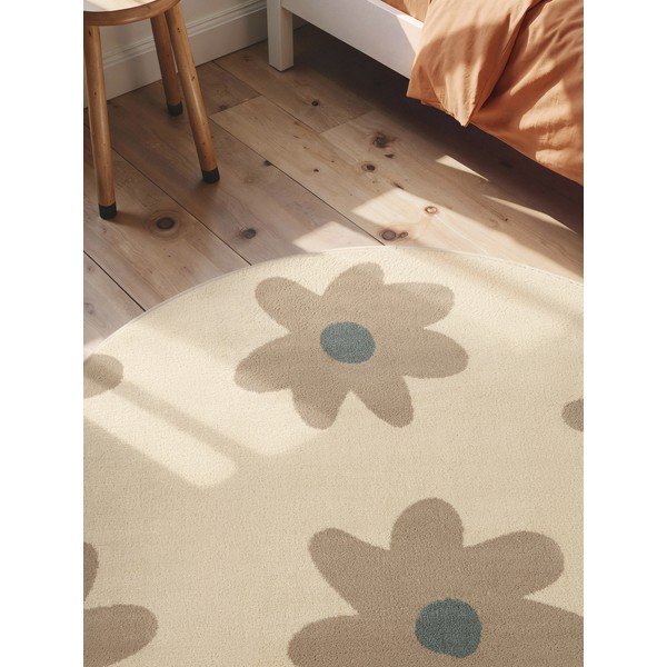 Bež otroška preproga ø160 cm Bloomy – Hanse Home-image-2