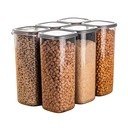 Posode za shranjevanje v kompletu 6 ks živil Fresco – Hermia