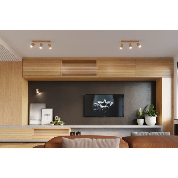 Točkovno svetilo v naravni barvi ø 6 cm Ludwik – Sollux-image-3