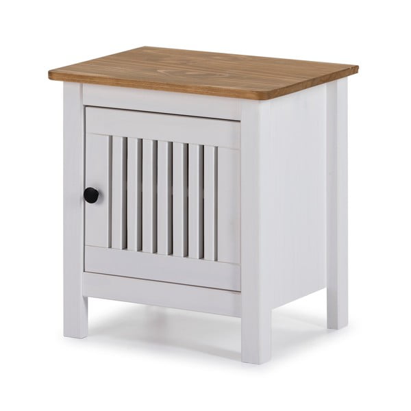 Bela lesena nočna omarica Marckeric Bruna-image-3