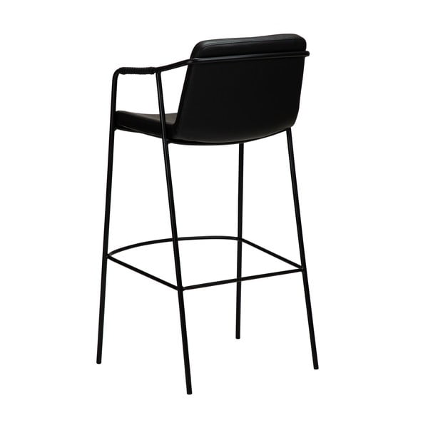 Črn barski stol iz umetnega usnja DAN-FORM Denmark Boto, višina 105 cm-image-3