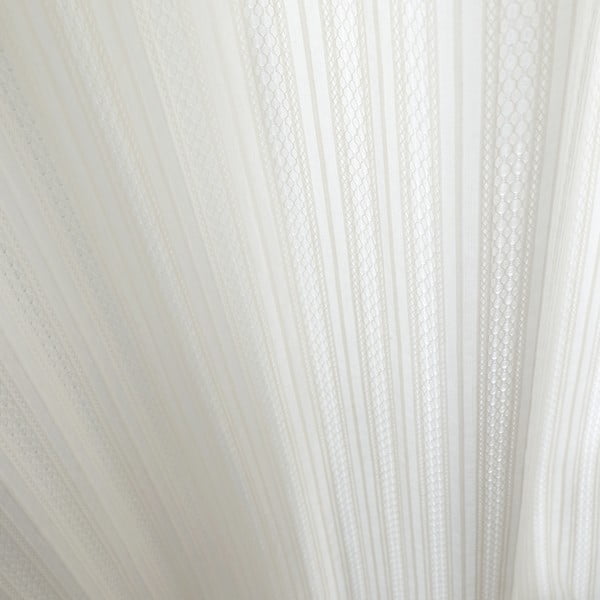 Bela bombažna prosojna zavesa 140x137 cm Zofia Broderie Anglaise – Pineapple Elephant-image-4